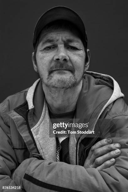 John poses for a picture on October 26, 2017 in Newcastle upon Tyne, England. John says 'Maybe Universal Credit might be a good thing. I dont know....