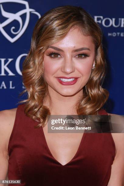 Actress Christine Evangelista attends the 28th Annual Talk Of The Town Gala at The Beverly Hilton Hotel on November 18, 2017 in Beverly Hills,...