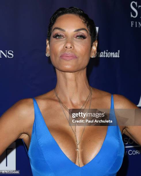 Reality TV Personality Nicole Murphy attends the 28th annual Talk Of The Town gala at The Beverly Hilton Hotel on November 18, 2017 in Beverly Hills,...