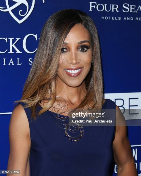 Personality Shaun Robinson attends the 28th annual Talk Of The Town gala at The Beverly Hilton Hotel on November 18, 2017 in Beverly Hills,...