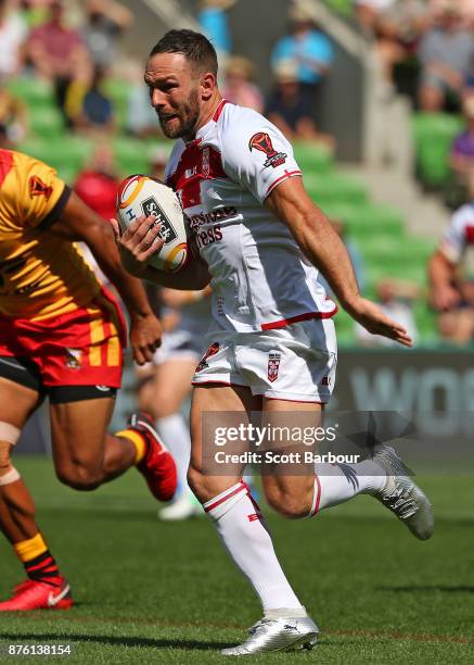Luke Rigney Rugby 281 Rugby League World Cup Quarter Final England V Png Stock Photos ...