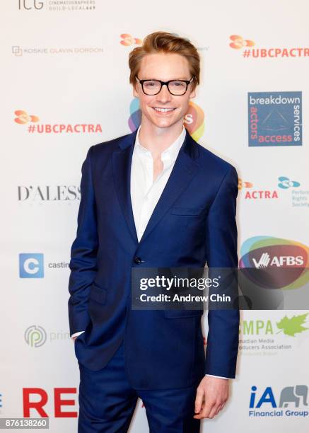 Canadian actor Calum Worthy attends the 6th Annual UBCP/ACTRA Awards at Vancouver Playhouse on November 18, 2017 in Vancouver, Canada.