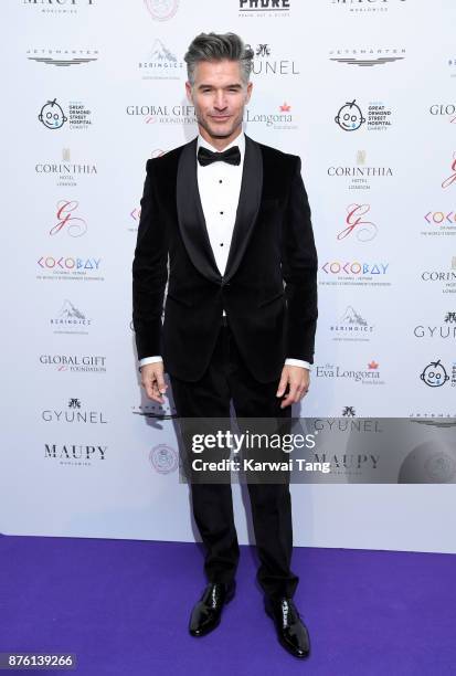 Eric Rutherford attends The Global Gift gala held at the Corinthia Hotel on November 18, 2017 in London, England.