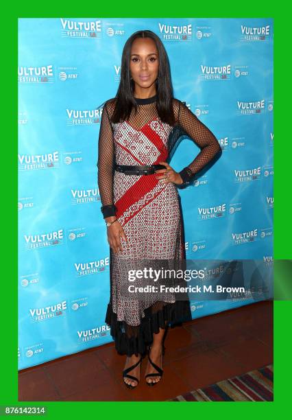 Kerry Washington attends Vulture Festival Los Angeles at Hollywood Roosevelt Hotel on November 18, 2017 in Hollywood, California.