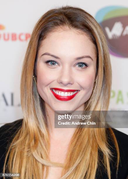 Canadian actress Stephanie Bennett attends the 6th Annual UBCP/ACTRA Awards at Vancouver Playhouse on November 18, 2017 in Vancouver, Canada.