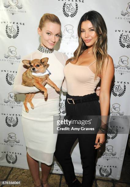 Caitlin O'Connor and Tiffany Keller attends the Caitlin O'Connor And Steven Duncan Birthday Celebration on November 18, 2017 in Los Angeles,...