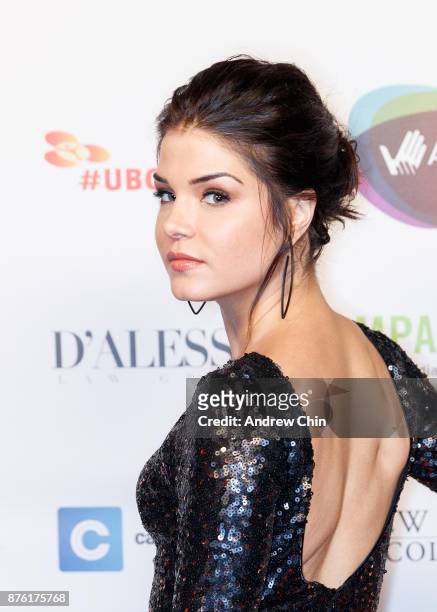 Canadian actress Marie Avgeropoulos attends the 6th Annual UBCP/ACTRA Awards at Vancouver Playhouse on November 18, 2017 in Vancouver, Canada.