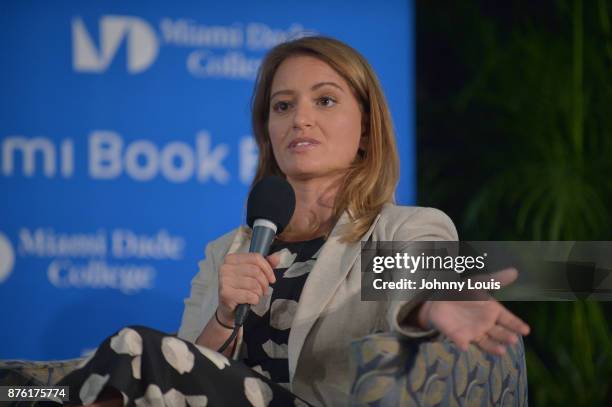 Katy Tur attends The Miami Book Fair at Miami Dade College Wolfson - Chapman Conference Center on November 18, 2017 in Miami, Florida.