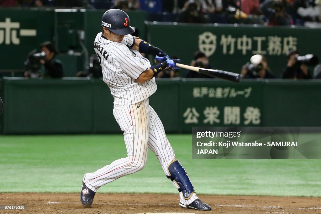 Japan v South Korea - Eneos Asia Professional Baseball Championship 2017 Final