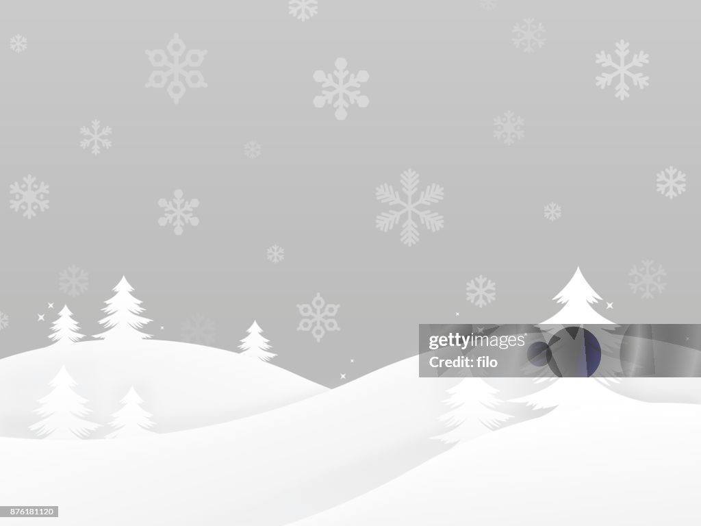 Winterurlaub Bäume Hintergrund