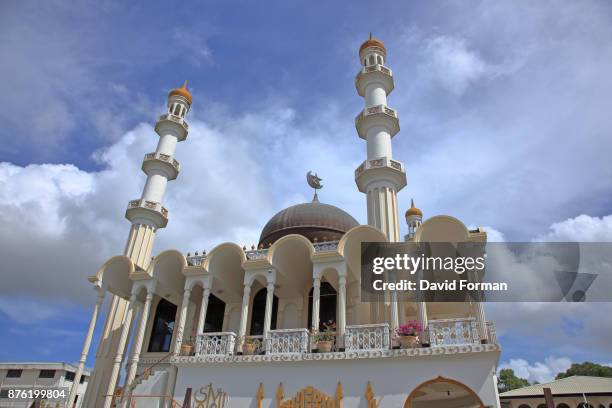 mosque keizerstraat in paramaribo, suriname. - mosque keizerstraat stock pictures, royalty-free photos & images