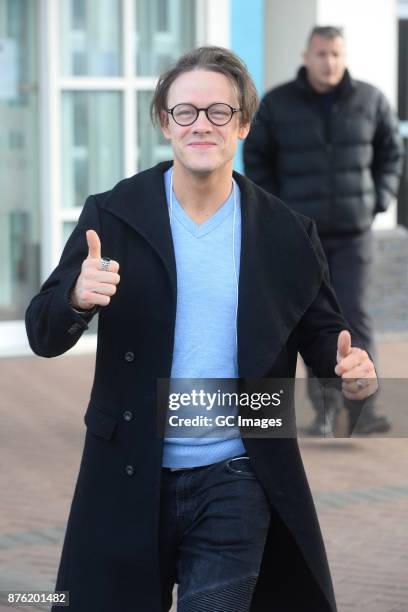 Kevin Clifton seen leaving his hotel on November 19, 2017 in Blackpool, England.