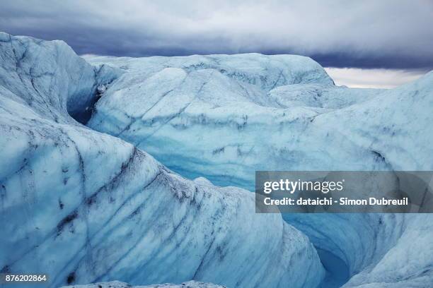 greenland inlandsis near point 660 - kangerlussuaq - deserto ártico - fotografias e filmes do acervo