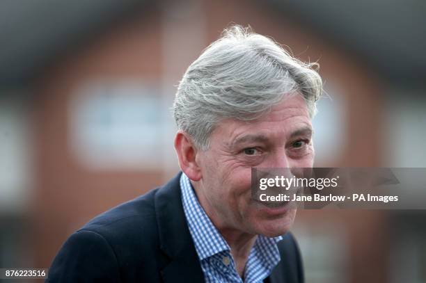 Scottish Labour's Richard Leonard meets with fellow MSPs and party members, at the Fernhill Community Centre in Rutherglen, after he was declared the...