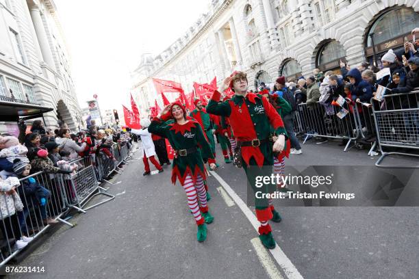 Dozens of Elves were joined by over 300 childrenÕs characters, entertainers, marching bands, floats and flying balloons and an estimated 800,000...