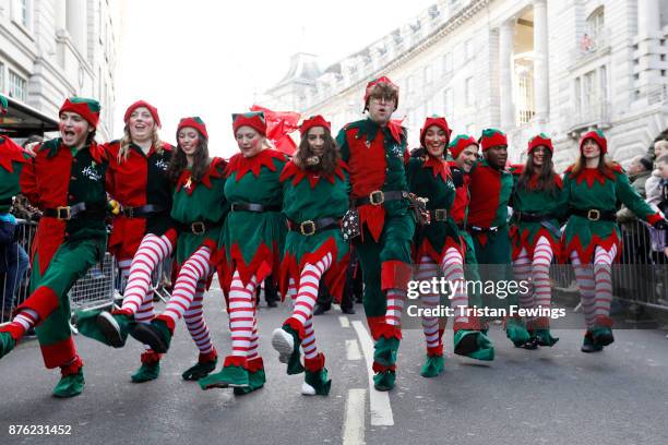 Dozens of Elves were joined by over 300 childrenÕs characters, entertainers, marching bands, floats and flying balloons and an estimated 800,000...