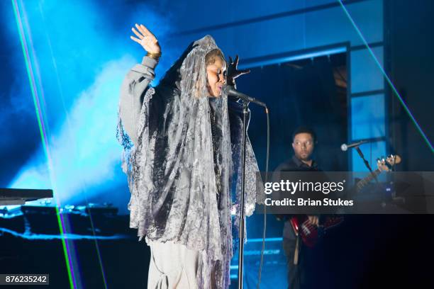 Erykah Badu live in concert at The Anthem on November 18, 2017 in Washington, DC.