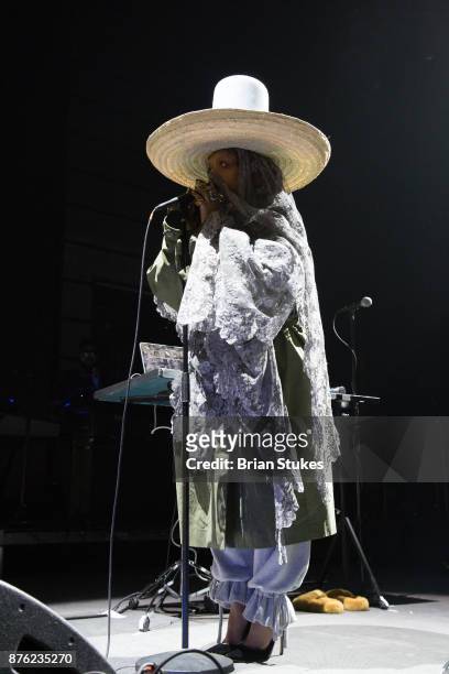 Erykah Badu live in concert at The Anthem on November 18, 2017 in Washington, DC.