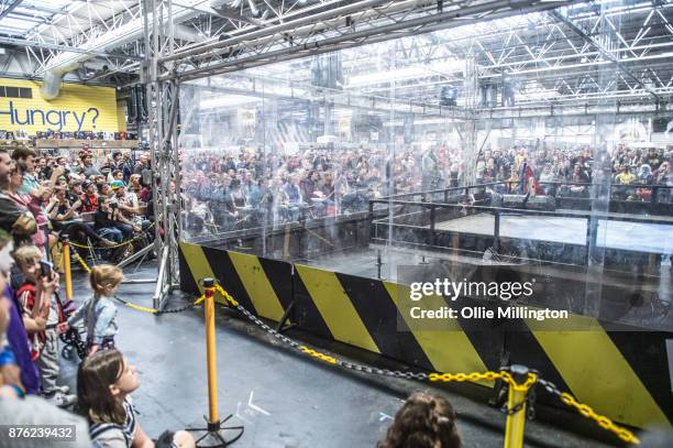 Robot Wars Live during the Birmingham MCM Comic Con held at NEC Arena on November 19, 2017 in Birmingham, England.