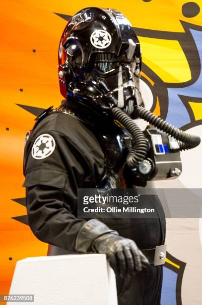 Star Wars cosplayer seen during the Birmingham MCM Comic Con held at NEC Arena on November 19, 2017 in Birmingham, England.