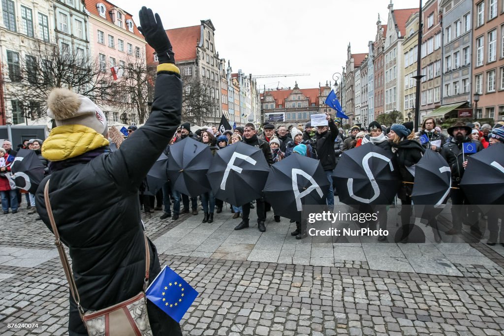 STOP fascism! rally in Gdansk