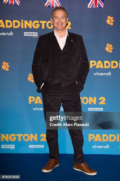 Actor Hugh Bonneville attends the 'Paddington II' Premiere at L'Olympia on November 19, 2017 in Paris, France.