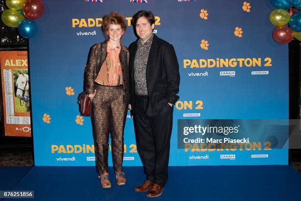 Director Paul King and Eloise Moody attend the 'Paddington II' Premiere at L'Olympia on November 19, 2017 in Paris, France.