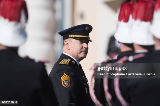 Prince Albert II of Monaco during the Monaco National Day Celebrations on November 19, 2017 in Monaco, Monaco