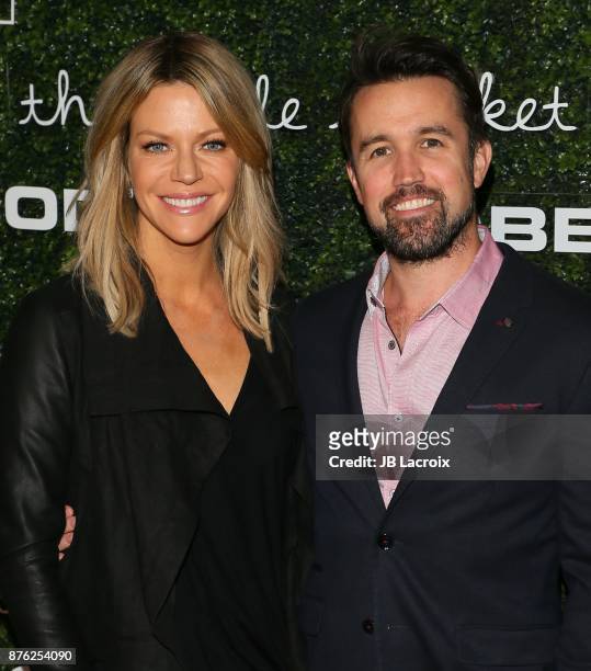 Rob McElhenney and Kaitlin Olson attend the 2017 GO Campaign Gala on November 18, 2017 in Los Angeles, California.