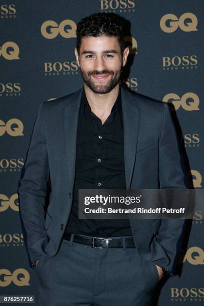 Boxer Cyril Benzaquen attends the GQ Men of the Year Awards 2017 at Le Trianon on November 15, 2017 in Paris, France.