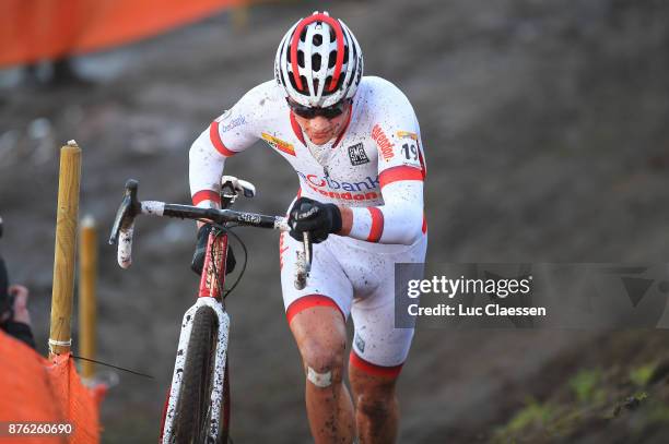 1st WC Bogense 2017 Mathieu VAN DER POEL White UCI Cyclocross Leader Jersey / World Cup /