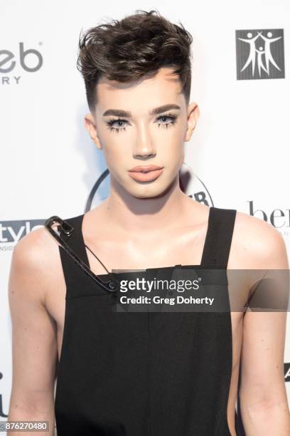 James Charles attend the American Influencer Award at The Novo by Microsoft on November 18, 2017 in Los Angeles, California.