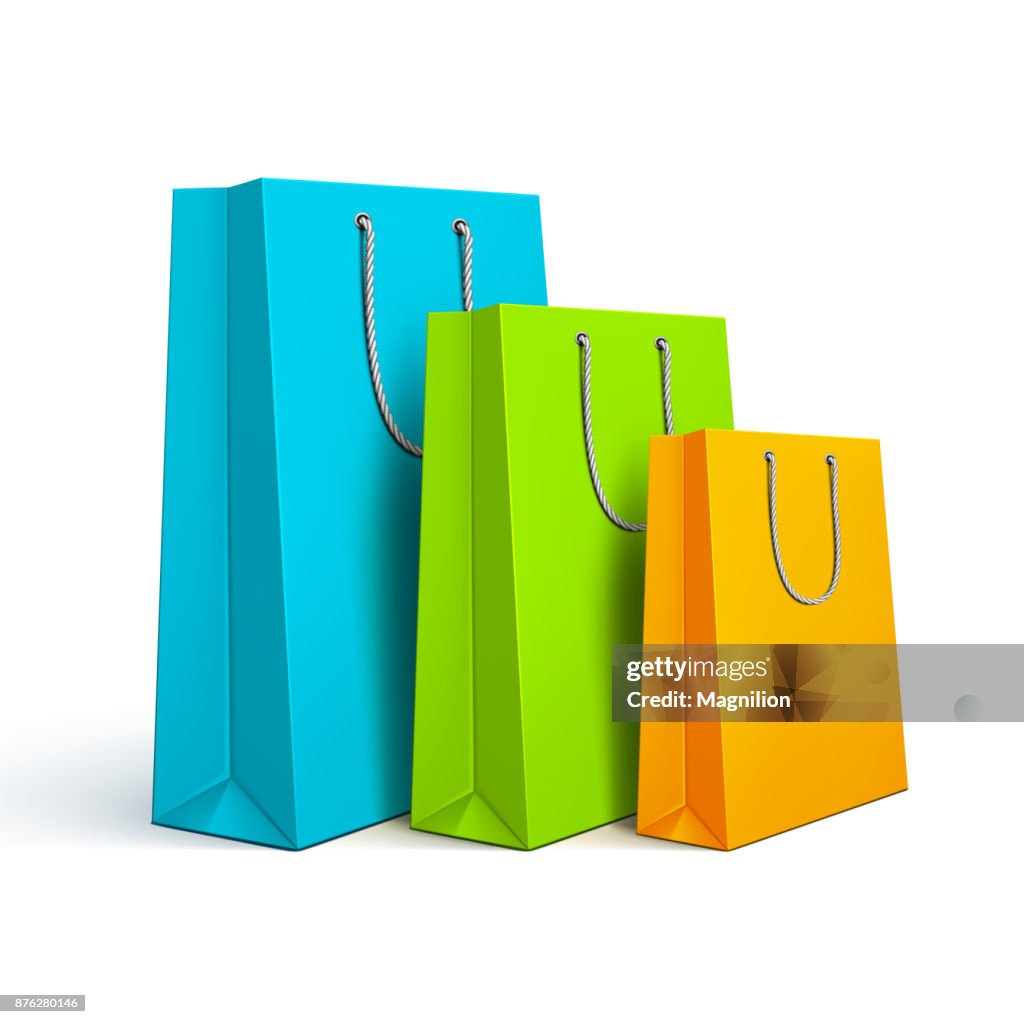 Compras bolsas de colores