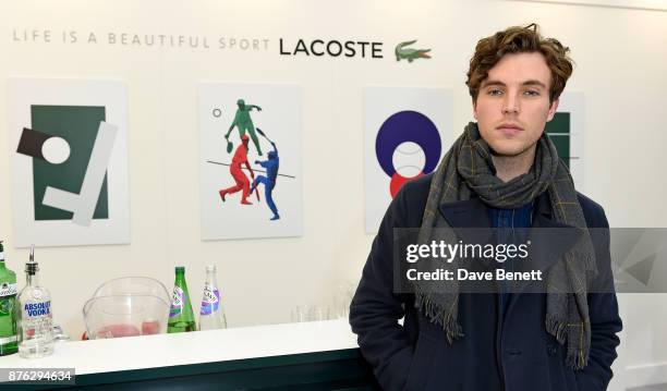 Tom Hughes attends Lacoste VIP Lounge at the 2017 ATP World Tour Tennis Finals on November 19, 2017 in London, United Kingdom.