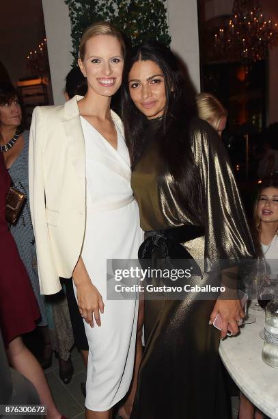 Models Karolina Kurkova and Camila Alves attend the private opening celebration of RH West Palm on November 18, 2017 in West Palm Beach, Florida.