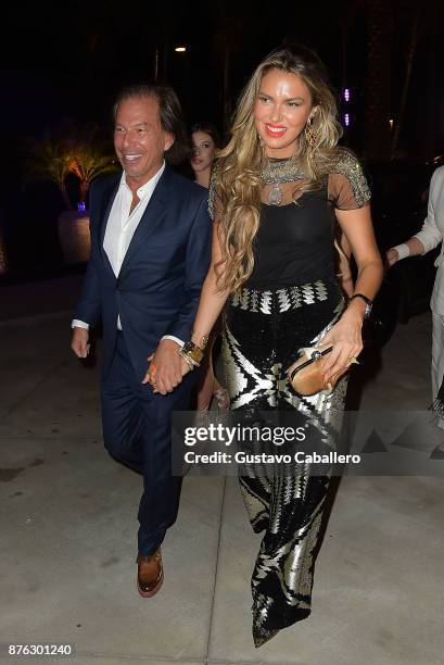 Chairman and CEO Gary Friedman and Bella Hunter attend the private opening celebration of RH West Palm on November 18, 2017 in West Palm Beach,...