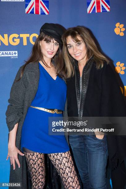 Actress Frederique Bel and Writer Anna-Veronique El Baze attend "Paddington 2" Paris Premiere at L'Olympia on November 19, 2017 in Paris, France.