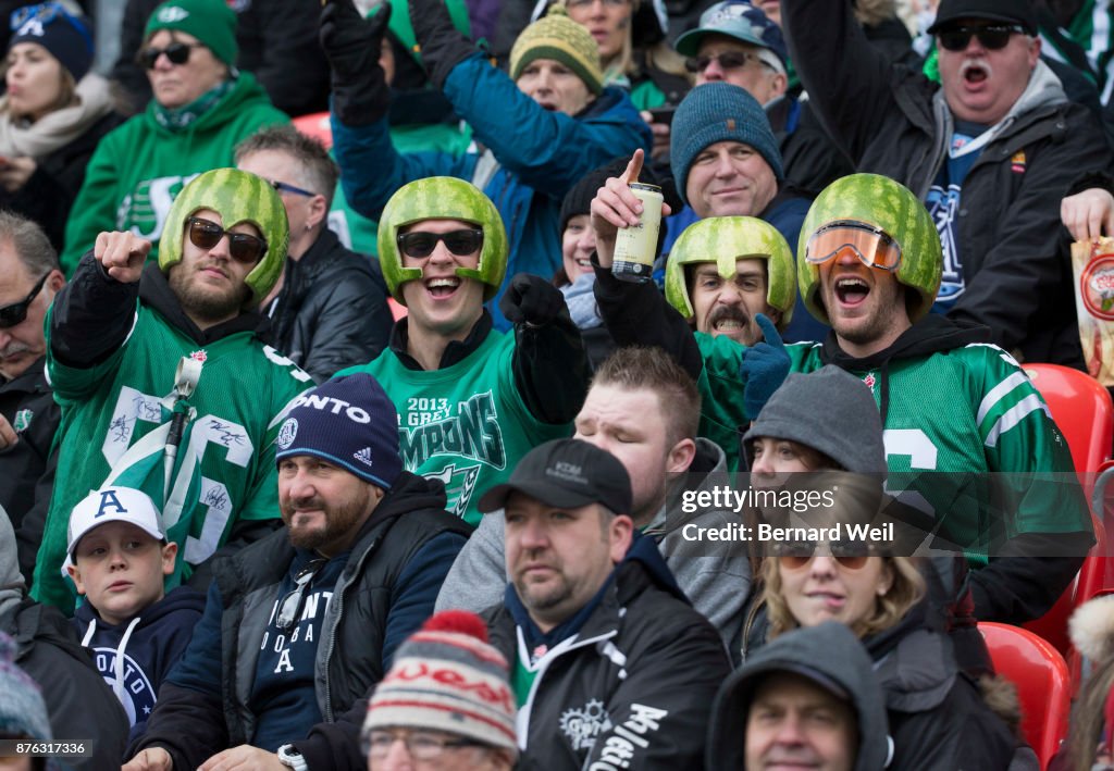 Toronto Argonauts Vs. Saskatchewan Roughriders