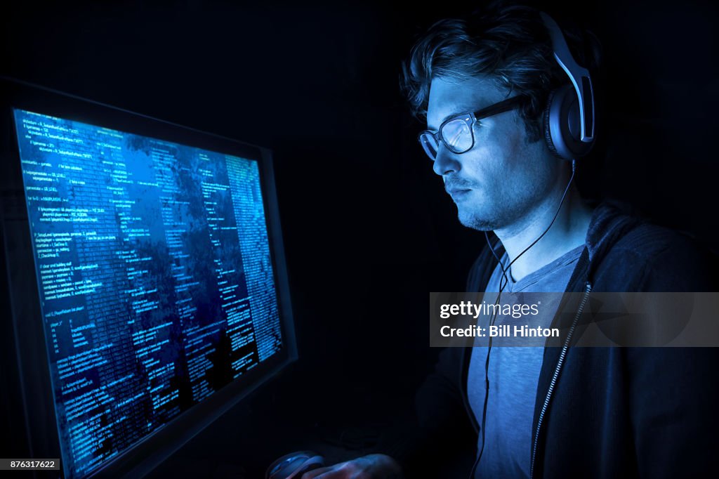 Man Learning Coding Man Coding At Seattle Office High-Res Stock Photo - Getty Images