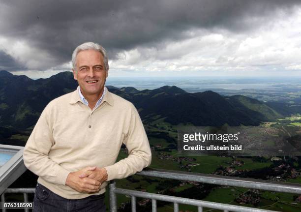 Ramsauer, Peter - Politician, Leader of the Bavarian CSU Parliamentary Group, Germany - in the alps