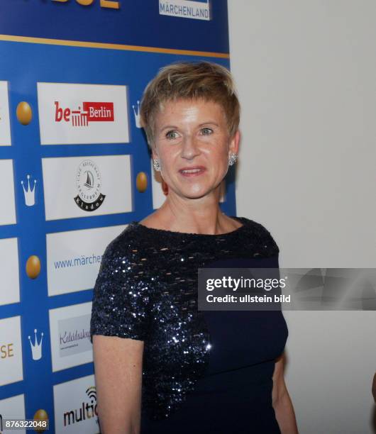 Unternehmerin Susanne Klatten aufgenommen bei der Verleihung vom Preis Goldene Erbse im Hotel Adlon in Berlin Mitte. Der Preis wird Persönlichkeiten...