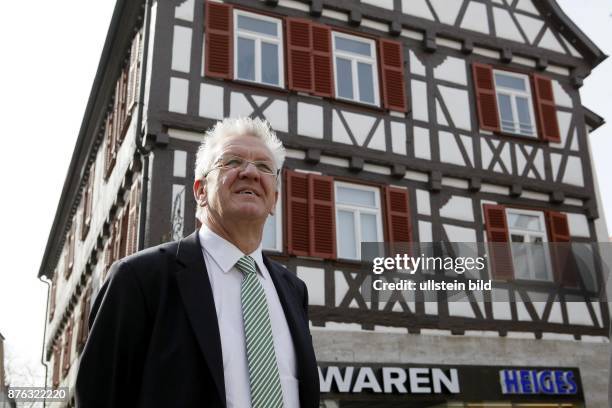 Kretschmann, Winfried - Politician, The Green Party, Germany - in Kirchheim under Teck, Baden-Wuerttemberg