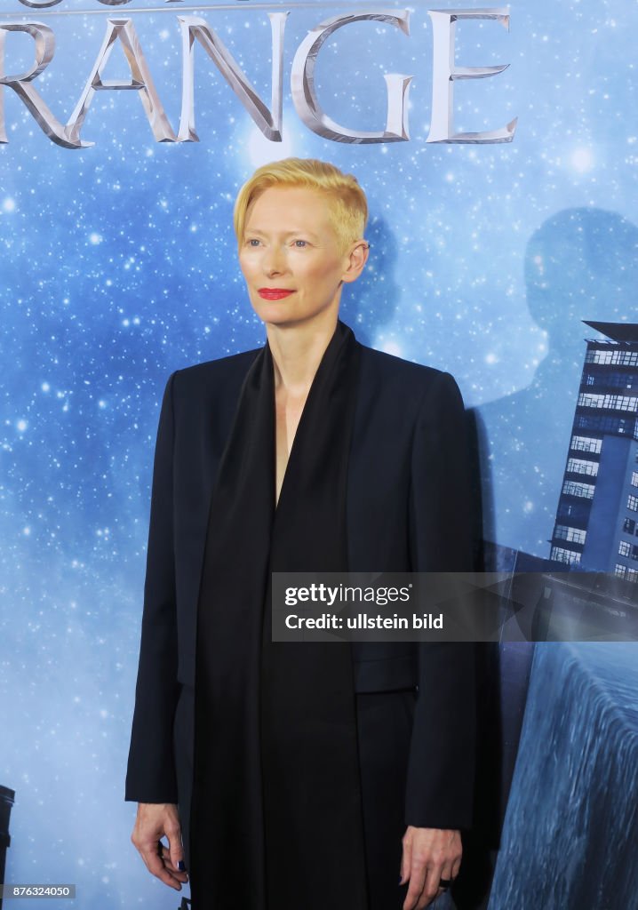 Schauspielerin Tilda Swinton aufgenommen bei einem Fototermin zum Film Doctor Strange im Soho House in Berlin Mitte
