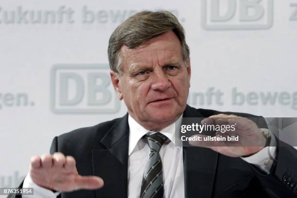 Hartmut Mehdorn, CEO Deutsche Bahn AG, DB, Germany