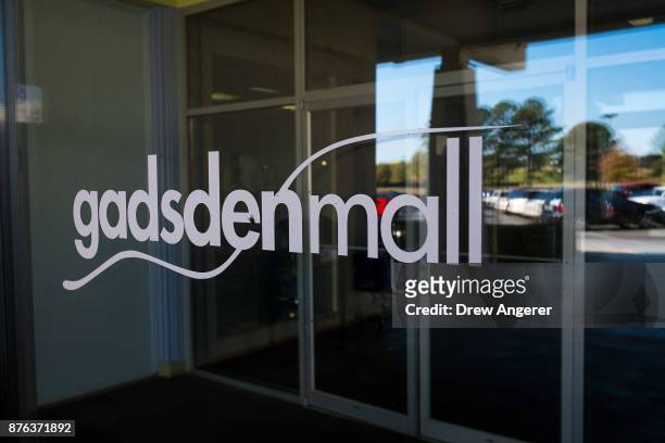 An entrance to the Gadsden Mall, November 19, 2017 in Gadsden, Alabama. Republican candidate for U.S. Senate Judge Roy Moore has faced accusations of...