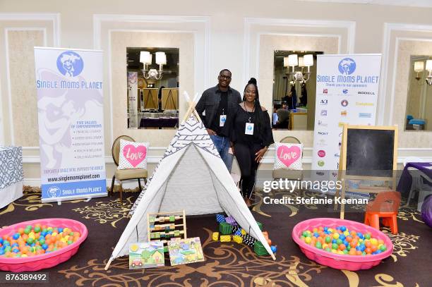 General view of atmosphere at Diono Presents Inaugural A Day of Thanks and Giving Event at The Beverly Hilton Hotel on November 19, 2017 in Beverly...