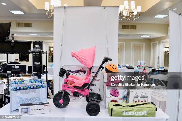 General view of atmosphere at Diono Presents Inaugural A Day of Thanks and Giving Event at The Beverly Hilton Hotel on November 19, 2017 in Beverly...