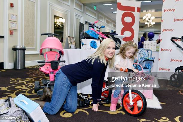 Adrienne Frantz attends Diono Presents Inaugural A Day of Thanks and Giving Event at The Beverly Hilton Hotel on November 19, 2017 in Beverly Hills,...