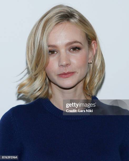 Actress Carey Mulligan attends The Academy of Motion Picture Arts & Sciences Official Academy Screening of Mudbound at the MOMA Celeste Bartos...