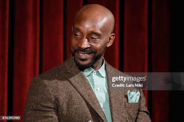 Actor Rob Morgan on stage during The Academy of Motion Picture Arts & Sciences Official Academy Screening of Mudbound at the MOMA Celeste Bartos...